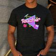 Cute Teacher Shirt 80's 90's Style Retro Old School Teacher For Men Women Men's Casual T-Shirt Dark Grey