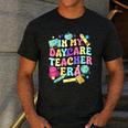 In My Daycare Teacher Era Daycare Provider Kids Men's Casual T-Shirt Dark Grey