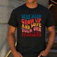 Dear Math Grow Up And Solve Your Own Problems Teens Teacher Men's Casual T-Shirt Dark Grey Dear Math Grow Up And Solve Your Own Problems Teens Teacher Men's Casual T-Shirt Dark Grey