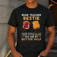 Dear Teacher Bestie You'Re Totally My Jam Shirt Kids Men's Casual T-Shirt Dark Grey