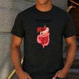 Digestive System Anatomy Anatomical Biology Teacher Men Women Men's Casual T-Shirt Dark Grey