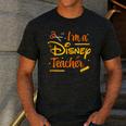 Disney Back To School I'm A Disney Teacher Crafty Logo Men's Casual T-Shirt Dark Grey