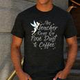 Disney Peter Pan Tinkerbell Teacher Pixie Dust And Coffee Men's Casual T-Shirt Dark Grey Disney Peter Pan Tinkerbell Teacher Pixie Dust And Coffee Men's Casual T-Shirt Dark Grey