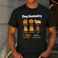 Dog Geometry Math Teacher Back To School STEM Humor Men's Casual T-Shirt Dark Grey Dog Geometry Math Teacher Back To School STEM Humor Men's Casual T-Shirt Dark Grey