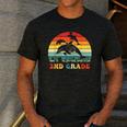 Dolphin Second Grade Back To School Teacher Student Men's Casual T-Shirt Dark Grey Dolphin Second Grade Back To School Teacher Student Men's Casual T-Shirt Dark Grey