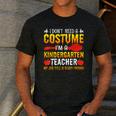 I Don't Need A Costume I'm A Kindergarten Teacher Halloween Men's Casual T-Shirt Dark Grey I Don't Need A Costume I'm A Kindergarten Teacher Halloween Men's Casual T-Shirt Dark Grey