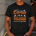 I Don't Need A Costume Special Education Teacher Halloween Men's Casual T-Shirt Dark Grey