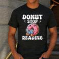 Donut Stop Reading Kawaii Teacher Preschool Kindergarten Men's Casual T-Shirt Dark Grey Donut Stop Reading Kawaii Teacher Preschool Kindergarten Men's Casual T-Shirt Dark Grey