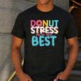 Donut Stress Just Do Your Best Teachers Testing Day For Men Women Girls Kids Men's Casual T-Shirt Dark Grey Donut Stress Just Do Your Best Teachers Testing Day For Men Women Girls Kids Men's Casual T-Shirt Dark Grey