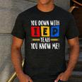 You Down With IEP Yeah You Know Me SPED Teacher Men's Casual T-Shirt Dark Grey
