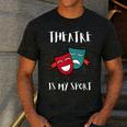 Drama Teacher For Theatre And Performing Arts Men's Casual T-Shirt Dark Grey