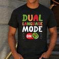 Dual Language Teacher Bilingual Teacher Men's Casual T-Shirt Dark Grey Dual Language Teacher Bilingual Teacher Men's Casual T-Shirt Dark Grey