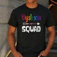 Dyslexia Awareness Month Dyslexia Teacher Therapist Men's Casual T-Shirt Dark Grey