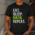 Eat Sleep Math Repeat Teacher Lover Men's Casual T-Shirt Dark Grey Eat Sleep Math Repeat Teacher Lover Men's Casual T-Shirt Dark Grey