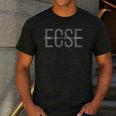 ECSE Early Childhood Teacher Special Education Men's Casual T-Shirt Dark Grey