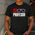 El Professor Money Costume Profesor Glasses Men Teacher Gift Men's Casual T-Shirt Dark Grey El Professor Money Costume Profesor Glasses Men Teacher Gift Men's Casual T-Shirt Dark Grey
