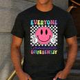 Everyone Communicates Differently Autism Awareness Teacher Men's Casual T-Shirt Dark Grey Everyone Communicates Differently Autism Awareness Teacher Men's Casual T-Shirt Dark Grey