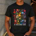 Everyone Is Welcome Here Tshirt Idaho Teacher Support Retro Men's Casual T-Shirt Dark Grey Everyone Is Welcome Here Tshirt Idaho Teacher Support Retro Men's Casual T-Shirt Dark Grey