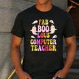Faboolous COMPUTER TEACHER Costume This Is My Spooky Mom Dad Men's Casual T-Shirt Dark Grey