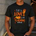 Fall In Love With Teaching 1st Grade Teacher Thanksgiving For Men Women Girls Kids Men's Casual T-Shirt Dark Grey Fall In Love With Teaching 1st Grade Teacher Thanksgiving For Men Women Girls Kids Men's Casual T-Shirt Dark Grey