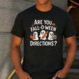Are You Fall O Ween Directions Halloween Teacher Ghosts Men's Casual T-Shirt Dark Grey Are You Fall O Ween Directions Halloween Teacher Ghosts Men's Casual T-Shirt Dark Grey