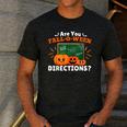 Are You Fall O Ween Directions Halloween Teacher Retro Men's Casual T-Shirt Dark Grey