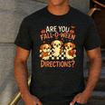 Are You Fall O Ween Directions Teacher Halloween Dog Ghost Men's Casual T-Shirt Dark Grey Are You Fall O Ween Directions Teacher Halloween Dog Ghost Men's Casual T-Shirt Dark Grey