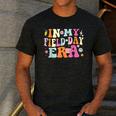 In My Field Day Era Teacher Kids Cute Groovy Field Day Men's Casual T-Shirt Dark Grey In My Field Day Era Teacher Kids Cute Groovy Field Day Men's Casual T-Shirt Dark Grey