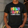 Field Day Green Team For Teacher Kids Field Day Games Men's Casual T-Shirt Dark Grey