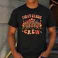 First Grade Crew Thanksgiving Fall Teacher 1st Grade Team Men's Casual T-Shirt Dark Grey First Grade Crew Thanksgiving Fall Teacher 1st Grade Team Men's Casual T-Shirt Dark Grey