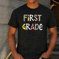 First Grade Dream Team Back To School 1st Grade Teacher Men's Casual T-Shirt Dark Grey First Grade Dream Team Back To School 1st Grade Teacher Men's Casual T-Shirt Dark Grey