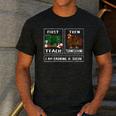 First Teach Then Thanksgiving I'm Earning A Break Teacher Men's Casual T-Shirt Dark Grey