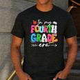 In My Fourth Grade Era 4th Grade Girl Teacher Back To School Men's Casual T-Shirt Dark Grey