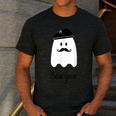 French Teacher Halloween Bonjour Ghost Men's Casual T-Shirt Dark Grey French Teacher Halloween Bonjour Ghost Men's Casual T-Shirt Dark Grey