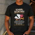 Front Office Teacher Admin Meaning School Secretary Men's Casual T-Shirt Dark Grey Front Office Teacher Admin Meaning School Secretary Men's Casual T-Shirt Dark Grey