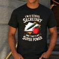 Front Office Teacher Admin Mother I'm A School Secretary Men's Casual T-Shirt Dark Grey Front Office Teacher Admin Mother I'm A School Secretary Men's Casual T-Shirt Dark Grey