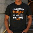 Fun Halloween Sayings Quotes Exhausted Teacher Is My Costume -Adults Short Sleeve Halloween Teacher T-Shirt Small Men's Casual T-Shirt Dark Grey Fun Halloween Sayings Quotes Exhausted Teacher Is My Costume -Adults Short Sleeve Halloween Teacher T-Shirt Small Men's Casual T-Shirt Dark Grey