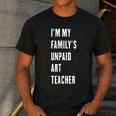 Funny Art Teacher Men's Casual T-Shirt Dark Grey