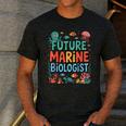 Future Marine Biologist Student Biology Teacher Kids Men's Casual T-Shirt Dark Grey Future Marine Biologist Student Biology Teacher Kids Men's Casual T-Shirt Dark Grey