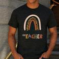 Future Teacher Boho Rainbow Leopard New Grad Student Men's Casual T-Shirt Dark Grey Future Teacher Boho Rainbow Leopard New Grad Student Men's Casual T-Shirt Dark Grey