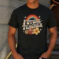 Future Teacher Kids Youth Girls Rainbow Pre-k Kindergarten Men's Casual T-Shirt Dark Grey Future Teacher Kids Youth Girls Rainbow Pre-k Kindergarten Men's Casual T-Shirt Dark Grey