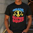 Grade 1 Super Squad Superhero Teacher Team Men's Casual T-Shirt Dark Grey Grade 1 Super Squad Superhero Teacher Team Men's Casual T-Shirt Dark Grey