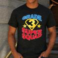 Grade 3 Super Squad Superhero Teacher Team Men Women Girls Kids Men's Casual T-Shirt Dark Grey