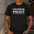 Grammar Police T Shirt English Teacher Men's Casual T-Shirt Dark Grey