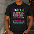 Groovy Day Care Some Days I Rock It Day Care Teacher Life Men's Casual T-Shirt Dark Grey