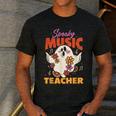 Groovy Faboolous Spooky Music Teacher Halloween Men Women Men's Casual T-Shirt Dark Grey Groovy Faboolous Spooky Music Teacher Halloween Men Women Men's Casual T-Shirt Dark Grey
