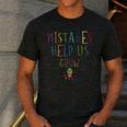 Growth Mindset Shirt For Teacher Mistakes Help Us Grow Men's Casual T-Shirt Dark Grey Growth Mindset Shirt For Teacher Mistakes Help Us Grow Men's Casual T-Shirt Dark Grey
