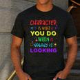 Growth Mindset Teacher Positive Message Inspirational Quote Men's Casual T-Shirt Dark Grey Growth Mindset Teacher Positive Message Inspirational Quote Men's Casual T-Shirt Dark Grey