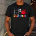H Is For Head Start Teacher First Day Of School Tee Men's Casual T-Shirt Dark Grey H Is For Head Start Teacher First Day Of School Tee Men's Casual T-Shirt Dark Grey