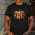 Halloween Books Pumpkin Reading Teacher Fall Men Women Men's Casual T-Shirt Dark Grey